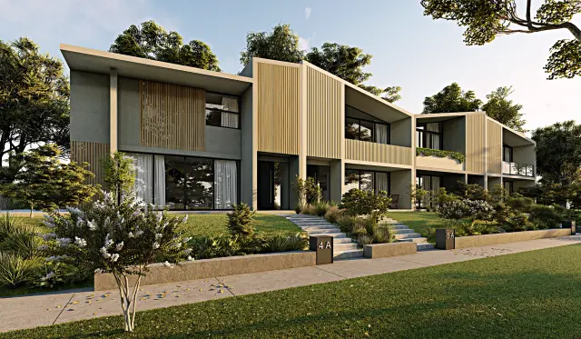 Exterior architectural render, number 7