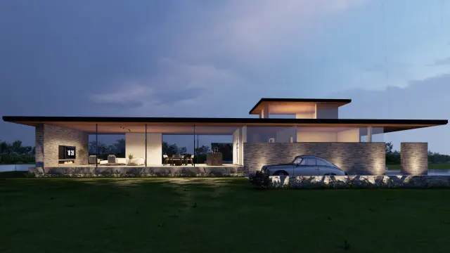 Exterior architectural render, number 19