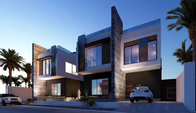 Exterior architectural render, number 21