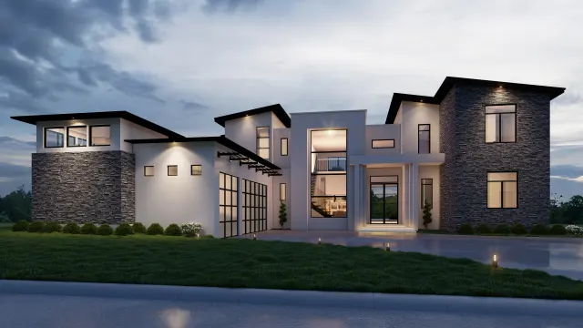 Exterior architectural render, number 22