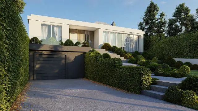 Exterior architectural render, number 26