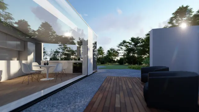 Exterior architectural render, number 31