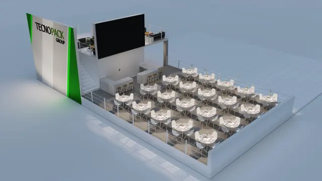 3D floor plan top down view